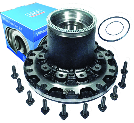 MOZZO RUOTA CON CUSCINETTO PREMIUM,ABS E COLONNETTE PER MERCEDES TE5 oe 0003500535