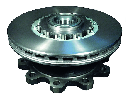 MOZZO RUOTA ANTERIORE CON DISCO,CUSCINETTI FAG E ABS PER DAF XF 95 oe 1697346