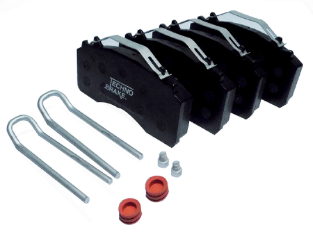 SERIE PASTIGLIE FRENOANTERIORI-POSTERIORI PER MAN TGX oe 81508206065