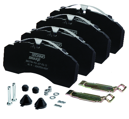 SERIE PASTIGLIE FRENO ANTERIORI EPOSTERIORI PER DAF XF 105 oe 500086004
