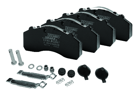 SERIE PASTIGLIE FRENO ANTERIORI EPOSTERIORI PER IVECO 164 oe 1906439