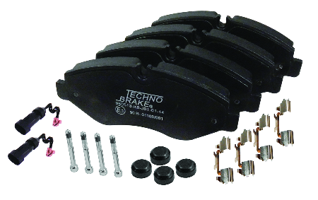 SERIE PASTIGLIE FRENO ANTERIORI PER IVECO DAILY 2006 M.Y. oe 500055561