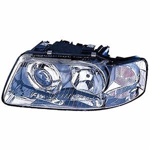 proiettore sinistro h1 h7 elettrico senza motore mod 09 00 audi a3 1996 2003 ad0164934