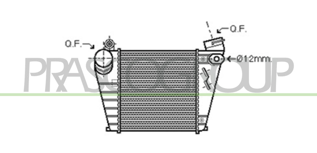 intercooler audi a3 3 5 porte 8v1 8va 1996 2003 ad016n001