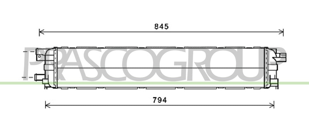 radiatore audi a4 b8 2007 2011 ad024r017