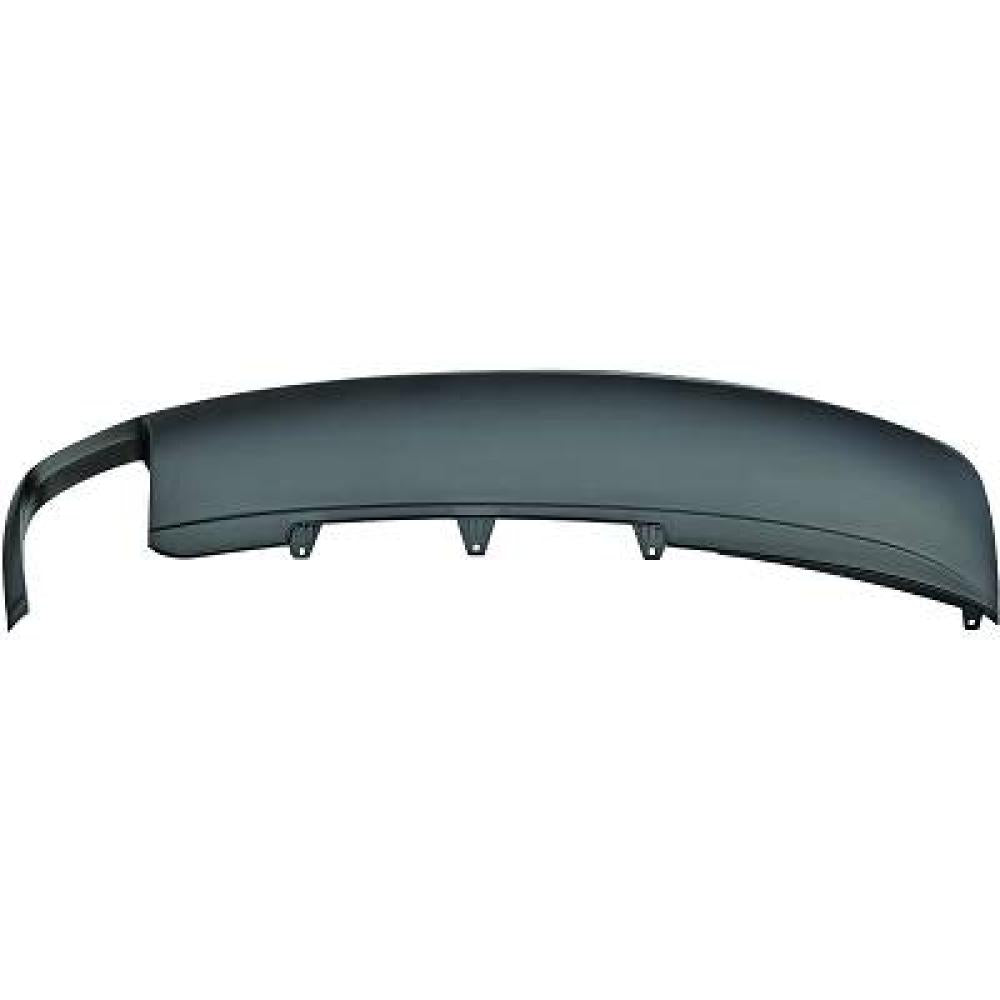 spoiler paraurti posteriore nero goffrato con scarico doppio a sinistra audi a4 b8 2012 2015 8k0807521g01c