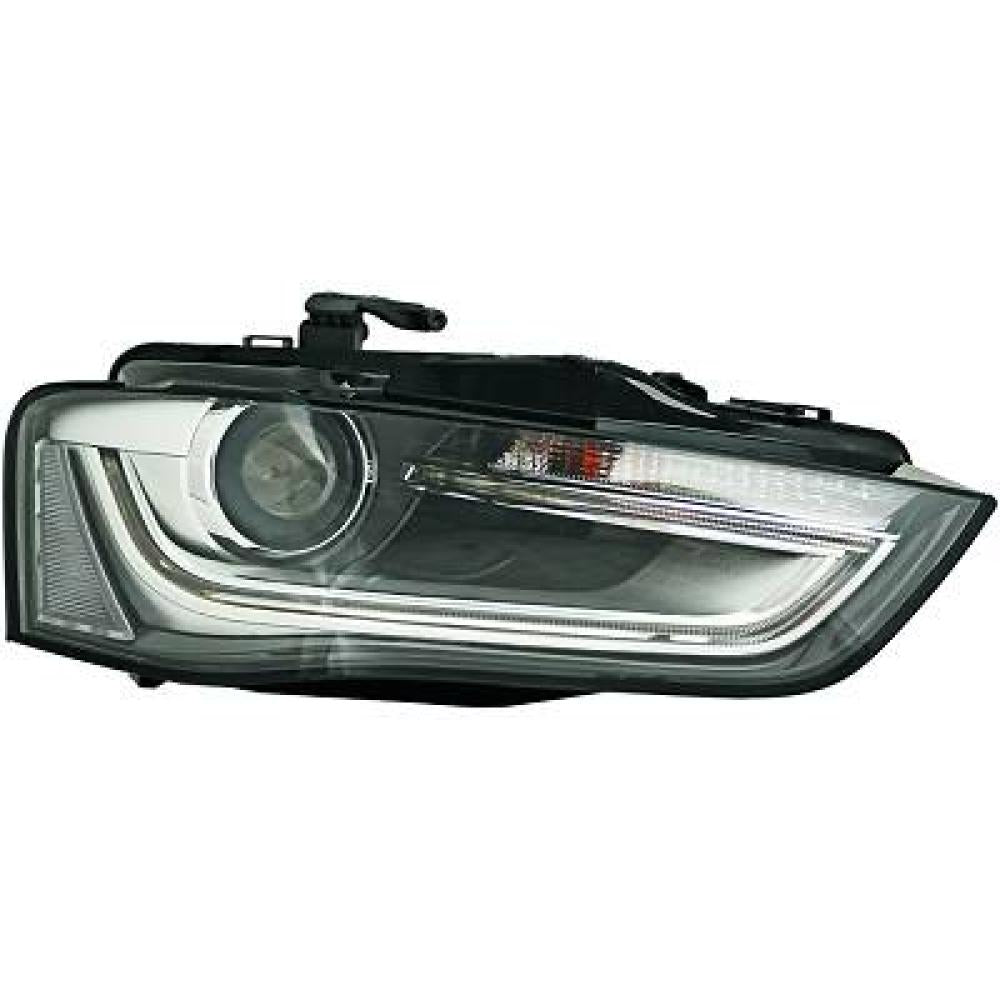proiettore sinistro xenon d3s led elettrico con motore audi a4 b8 2012 2015 ad0254914