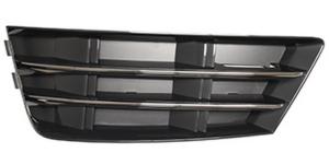 griglia sinistra paraurti anteriore nera con modanatura cromata audi a4 b9 2015 2019 ad0262134