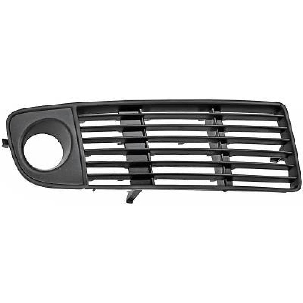 griglia destra paraurti anteriore nera con sede fendi mod 4 6 cilindri audi a6 1997 2001 ad0322123