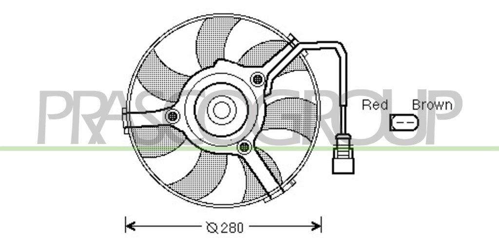 ventola audi a6 1997 2001 ad032f004