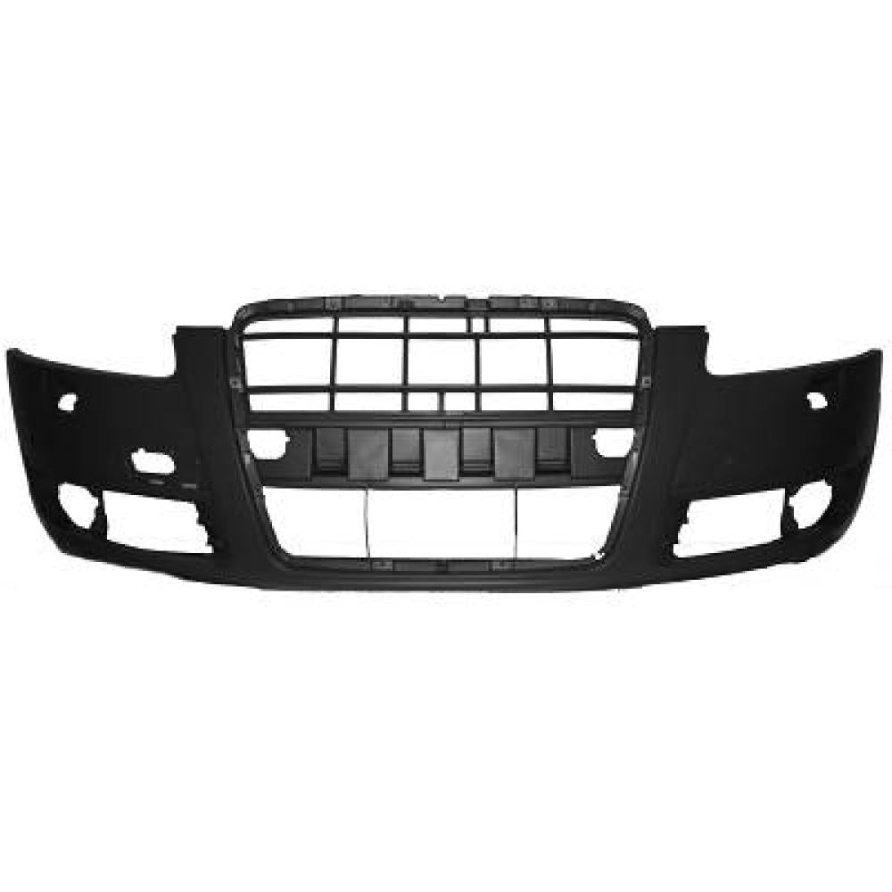 paraurti anteriore con primer con tappo coprigancio con fori lavafari con tracce pdc audi a6 2004 2008 ad0341021