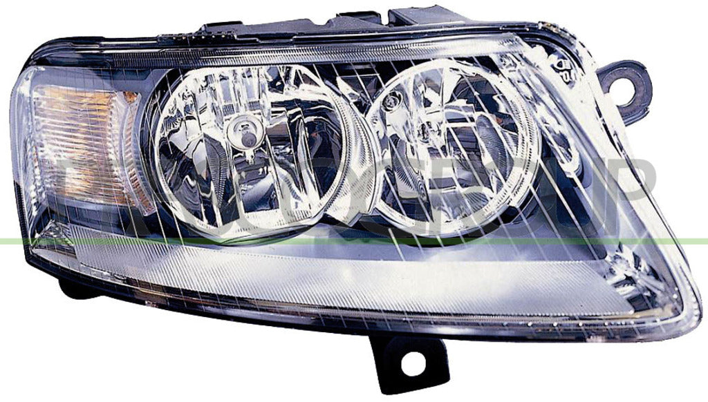 proiettore destro h1 h7 elettrico senza motore audi a6 2004 2008 ad0344903