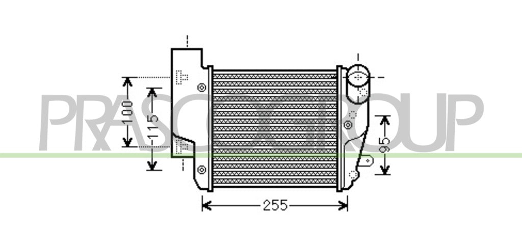 intercooler audi a6 2004 2008 ad034n002