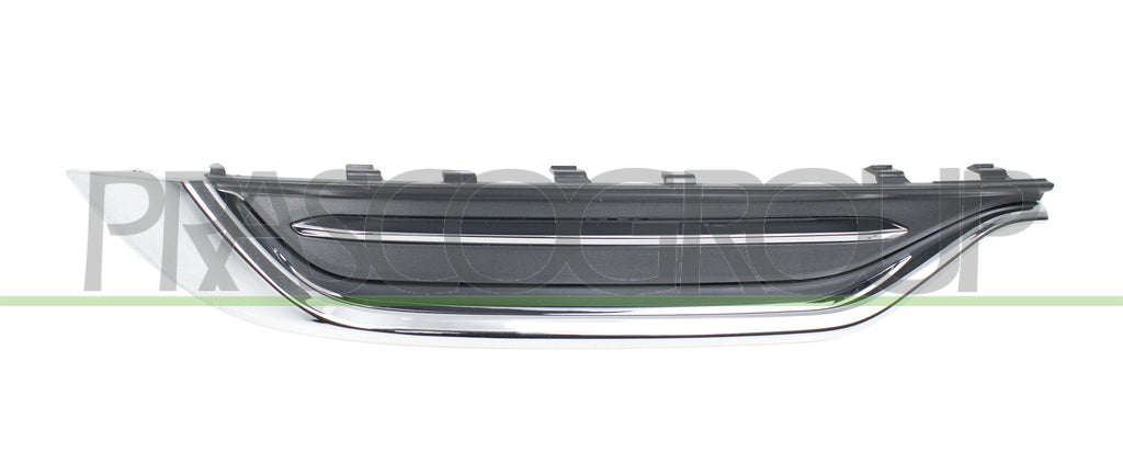 modanatura sinistra paraurti posteriore nera con cornice cromata audi a8 d5 2017 2022 ad0681254