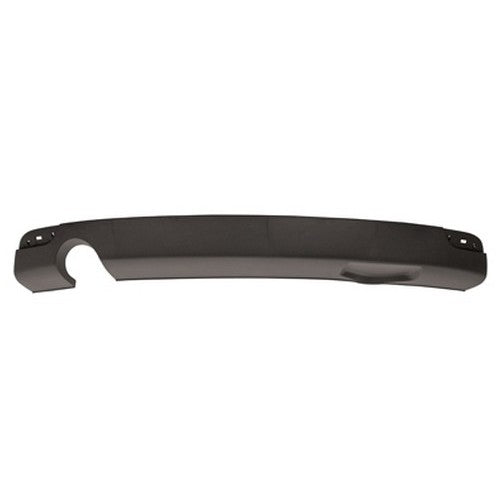 spoiler paraurti posteriore nero goffrato con scarico singolo a sinistra mod 3 5 porte audi a1 2010 2014 ad1201851