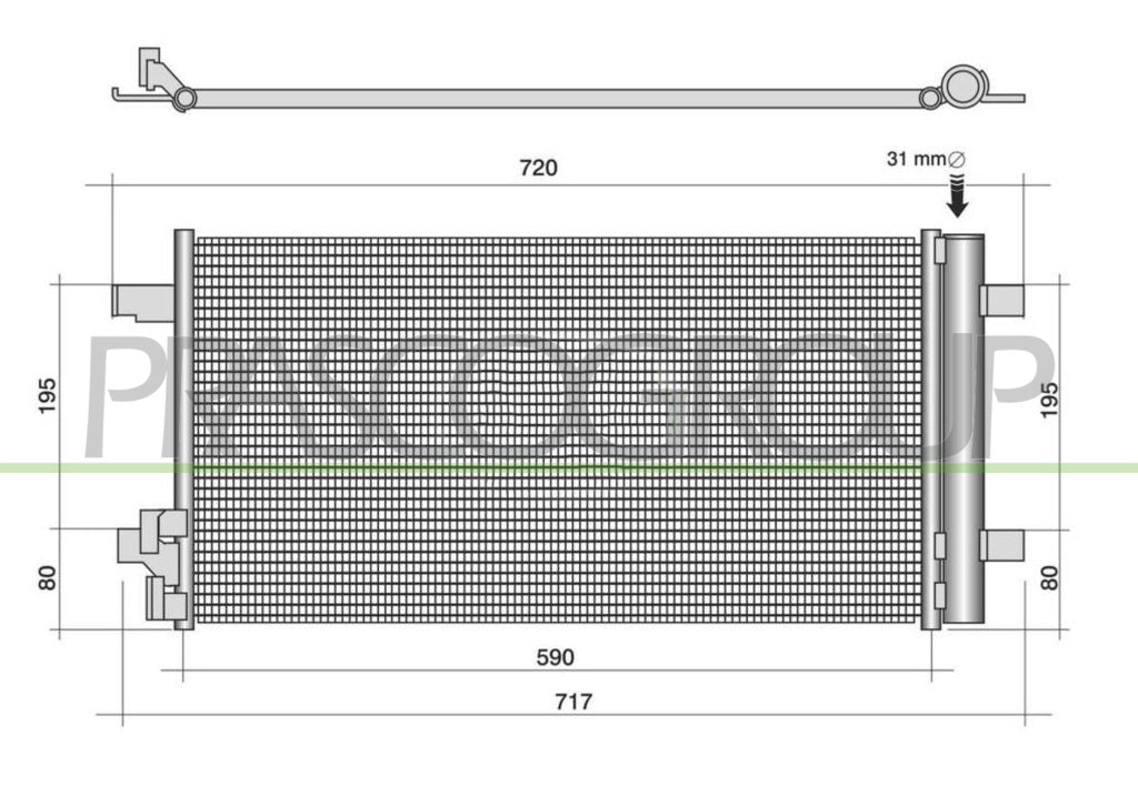 condensatore audi a1 2018 ad124c001