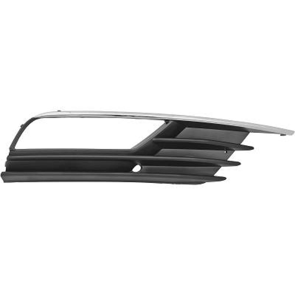 griglia destra paraurti anteriore nera con sede fendi con modanatura cromata audi a3 4 porte cabrio 8vs 8v7 2012 2016 ad3232133