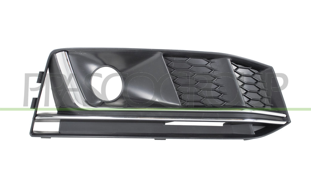 griglia destra paraurti anteriore nera con sede fendi con modanatura cromata audi a4 b9 sline 2015 2018 ad4002143