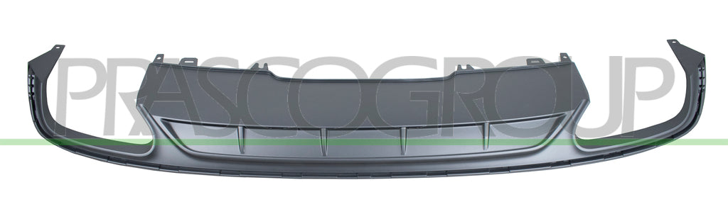 spoiler paraurti posteriore grigio argento con scarico doppio audi a4 b9 sline 2018 2020 ad4041851