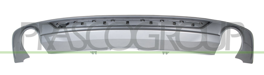 spoiler paraurti posteriore verniciato argento con scarico singolo destra sinistra audi a5 f53 f57 coupe cabriolet sline 2017 2020 ad6271851