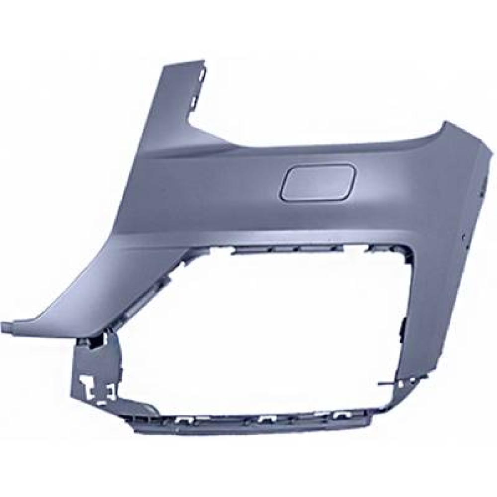 paraurti anteriore sinistro con primer con fori lavafari e tappi con fori park assist audi q2 2016 2021 ad7301114