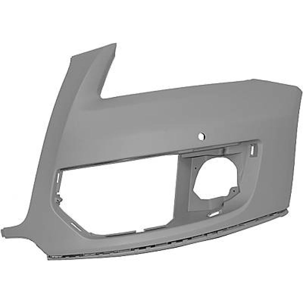 paraurti anteriore sinistro con primer con fori lavafari e tappi con fori pdc supporti audi q5 2008 2011 ad8201114