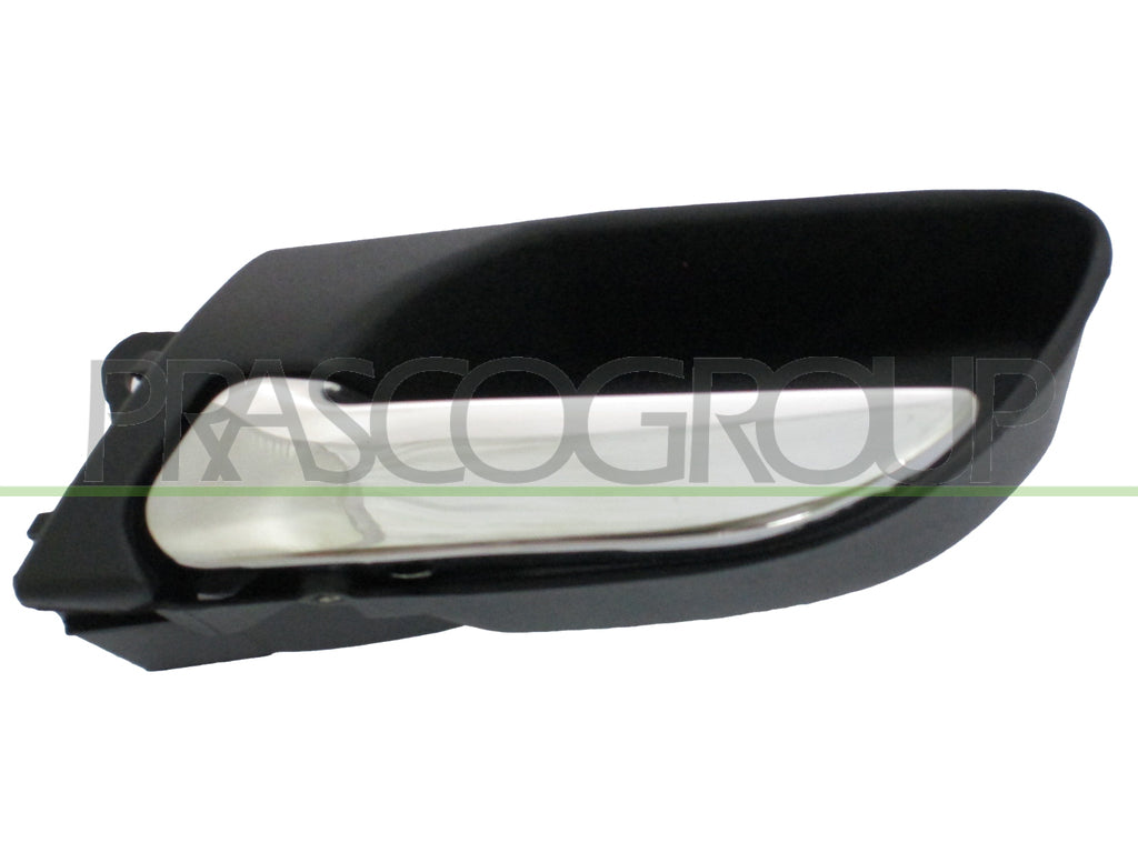 maniglia posteriore sinistra interna con leva cromata con mostrina nera bmw 3 series e46 1998 2001 bm0188502