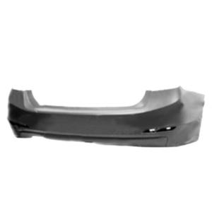 paraurti posteriore con primer con scarico doppio a sinistra mod 325 328 330 basis 4 porte bmw 3 series f30 f31 2011 2014 bm0281091