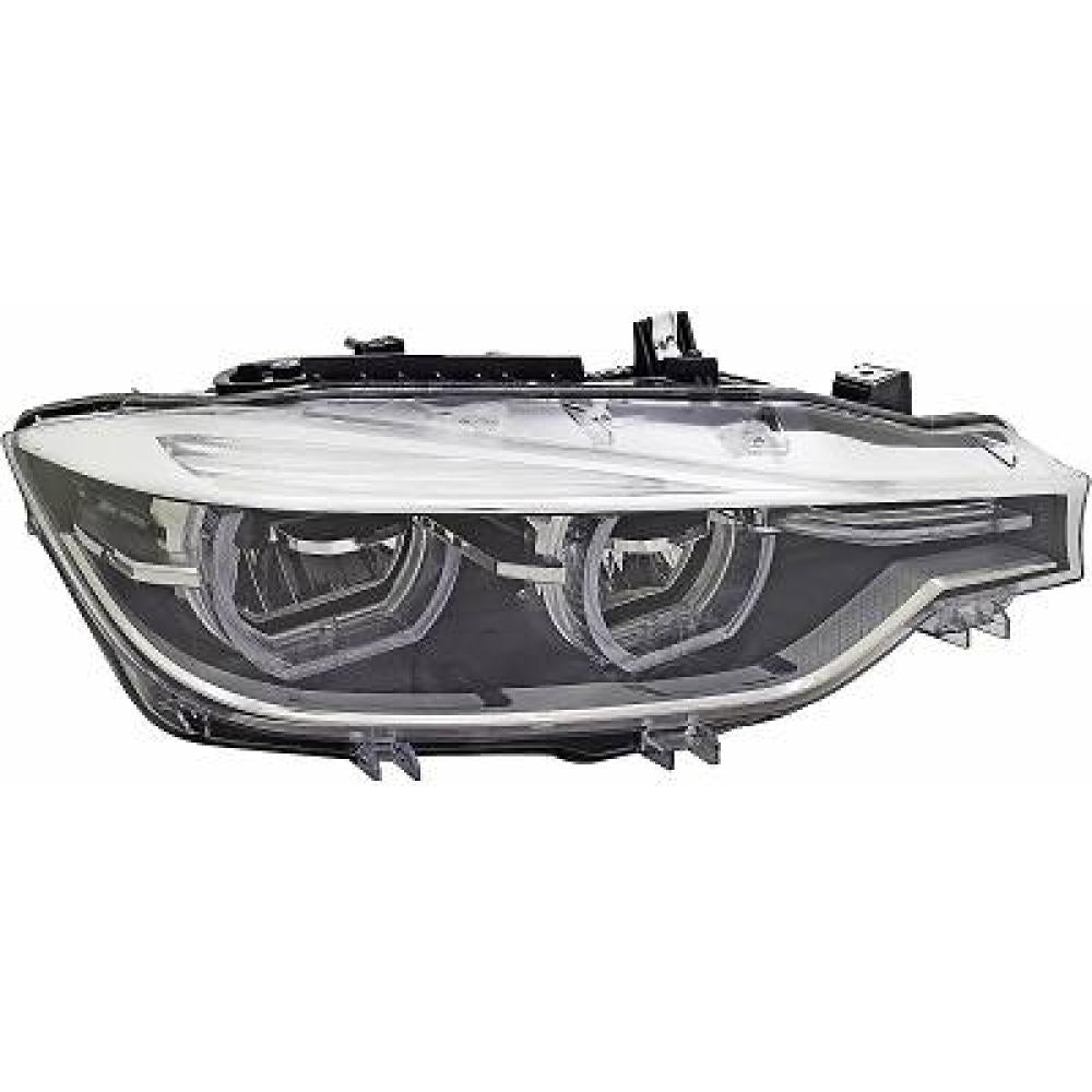 proiettore destro elettrico con motore con luce diurna led bmw 3 series f30 f31 lci 2015 2018 bm0314913