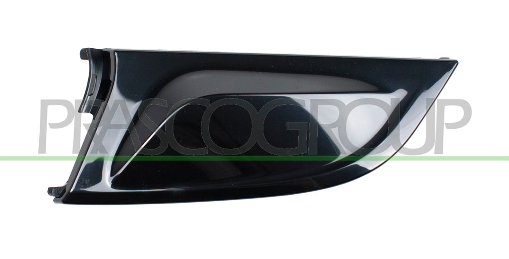 modanatura sinistra griglia radiatore paraurti anteriore superiore nera lucida con traccia pdc mod m340 bmw 3 series g20 g21 msport 2018 2022 bm0351224