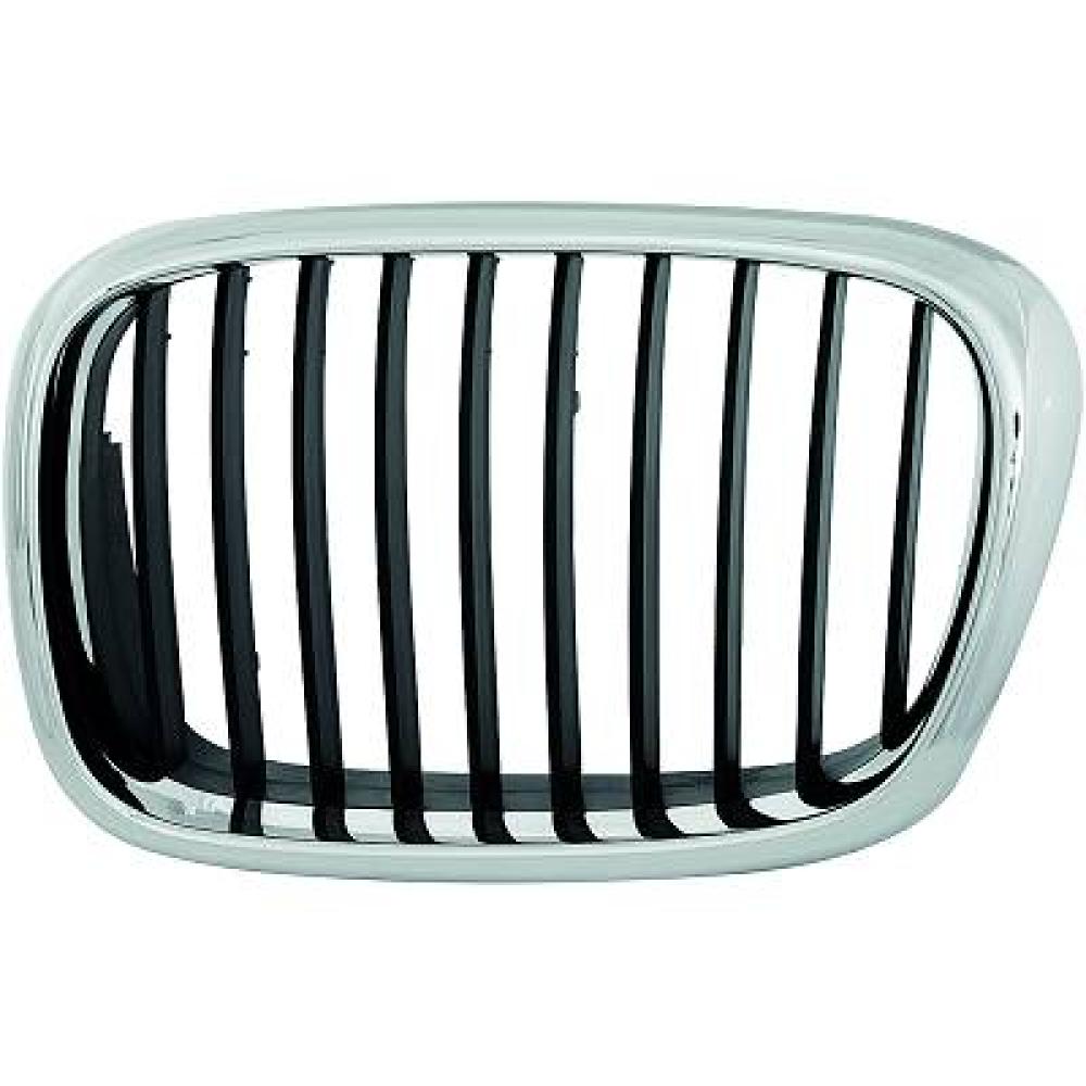 griglia radiatore sinistra cromata nera nera bmw 5 series e39 2000 2003 51137005837
