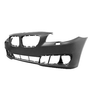 paraurti anteriore con primer con tappo copri gancio con fori lavafari con tracce pdc e park assist bmw 5 series f10 f11 lci 2013 2016 bm0501011