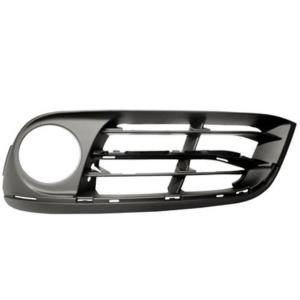 griglia sinistra paraurti anteriore nera con sede fendi con fori modanatura mod luxury modern line bmw 5 series f10 f11 lci 2013 2016 bm0502144