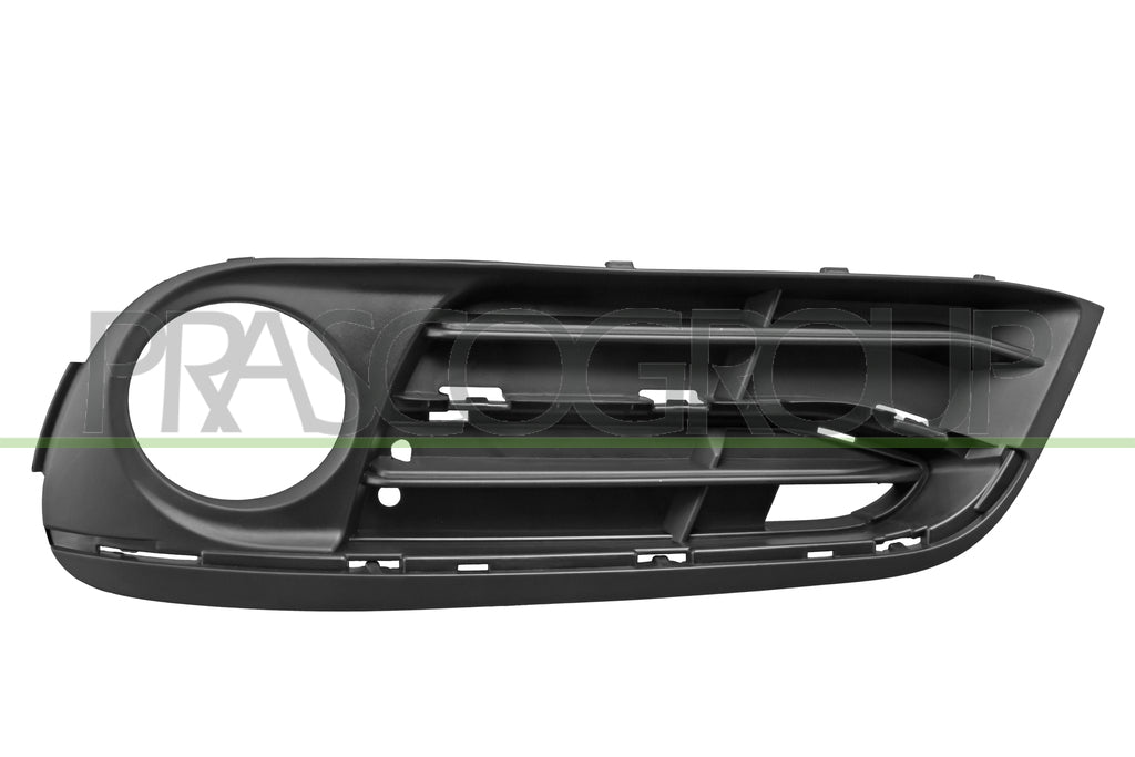 griglia sinistra paraurti anteriore nera con sede fendi con fori modanatura parzialmente chiusa bmw 5 series f10 f11 lci 2013 2016 bm0502146