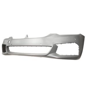 paraurti anteriore con primer con fori pdc e park assist supporti con tracce lavafari mod m tech bmw 5 series g30 g31 f90 mtech 2017 2020 bm0531031
