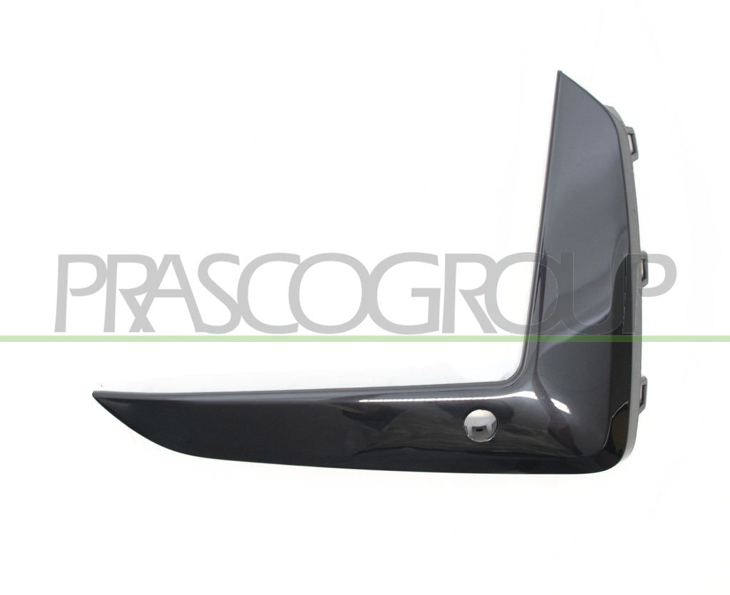 modanatura destra paraurti anteriore nera lucida con foro pdc supporto bmw 5 series g30 31 lci mtech 2020 bm0551233