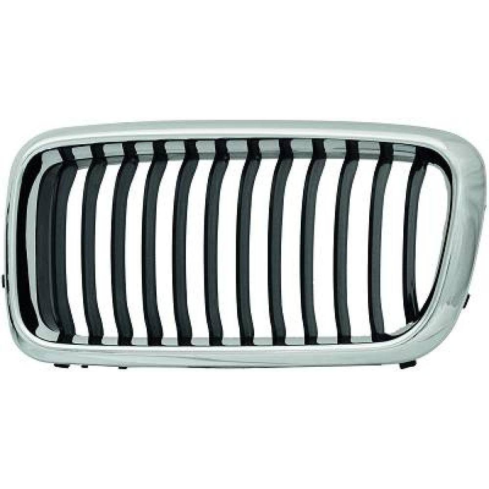 griglia radiatore sinistra cromata nera bmw 7 series e38 1998 2002 51138231593