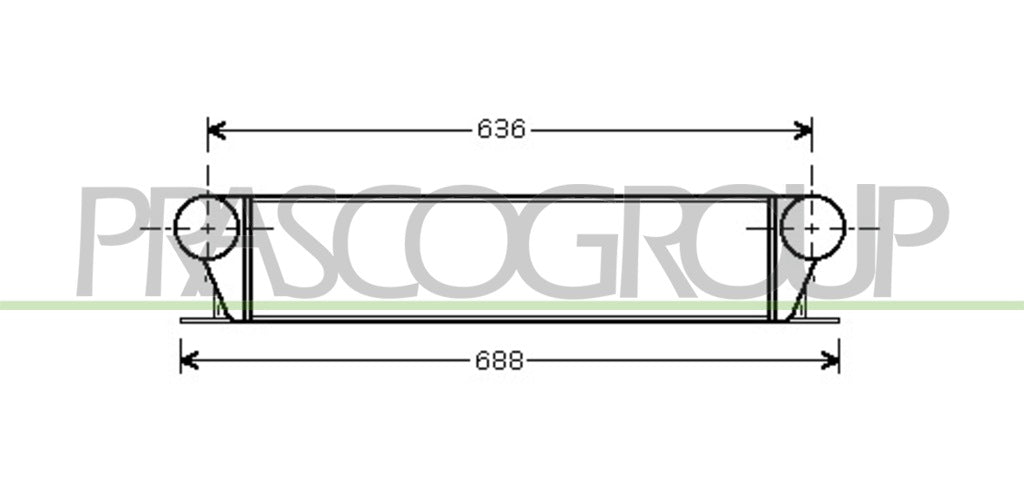 intercooler bmw 7 series e38 1998 2002 bm098n001