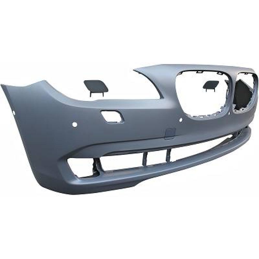 paraurti anteriore con primer con fori pdc con fori lavafari con foro telecamera bmw 7 series f01 f02 2009 2012 51117238751
