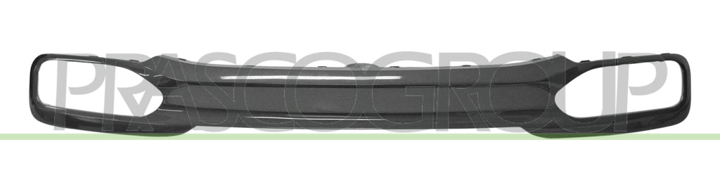 spoiler paraurti posteriore grigio scuro lucido con scarico doppio bmw 7 series g11 g12 mtech 2015 2018 bm1051851