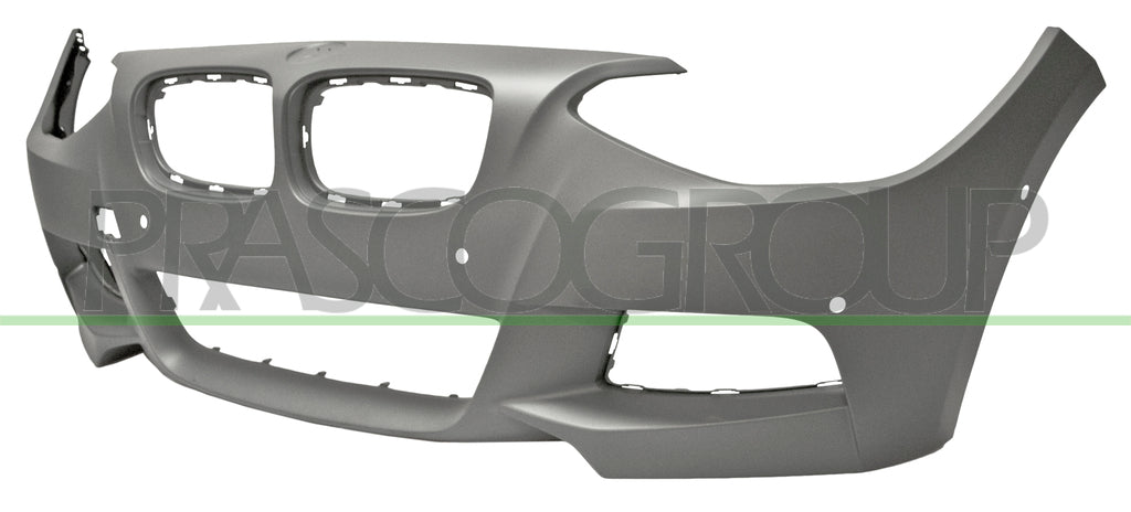 paraurti anteriore con primer con fori pdc supporti con fori park assist con tracce lavafari bmw 1 series f20 f21 mtech 2012 2015 bm1241041