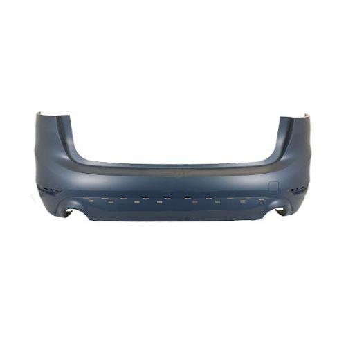 paraurti posteriore con primer con fori modanatura con tracce pdc con scarico singolo a destra e sinistra mod grandtourer sportline luxuryline bmw 2 series f45 f46 active gran tourer lci 2018 2021 bm2021082