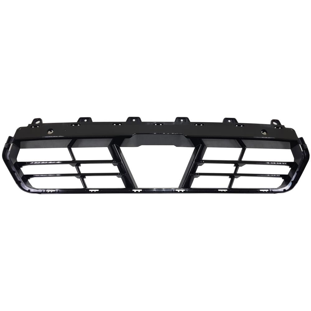 griglia paraurti anteriore centrale nera con fori pdc supporti con foro cruise control bmw 2 series g42 coupe m sport 2021 51115a2fca9