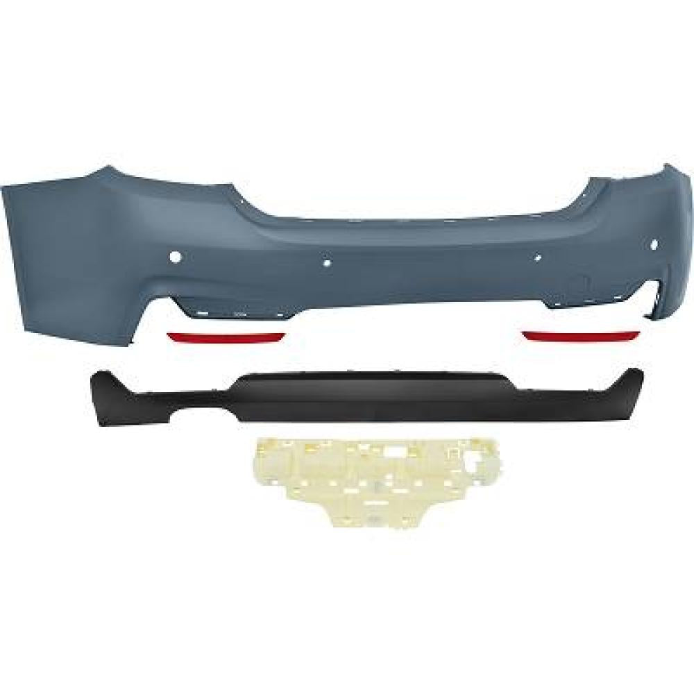 paraurti posteriore con primer con fori pdc bmw 4 series f36 grand coupe mtech 2015 2017 bm4021061