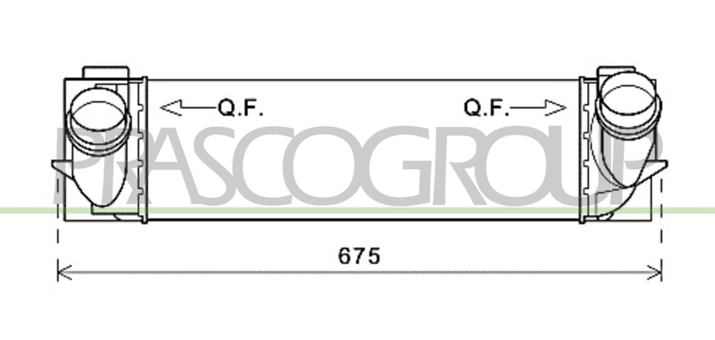 intercooler bmw x3 f25 2010 2014 bm804n002