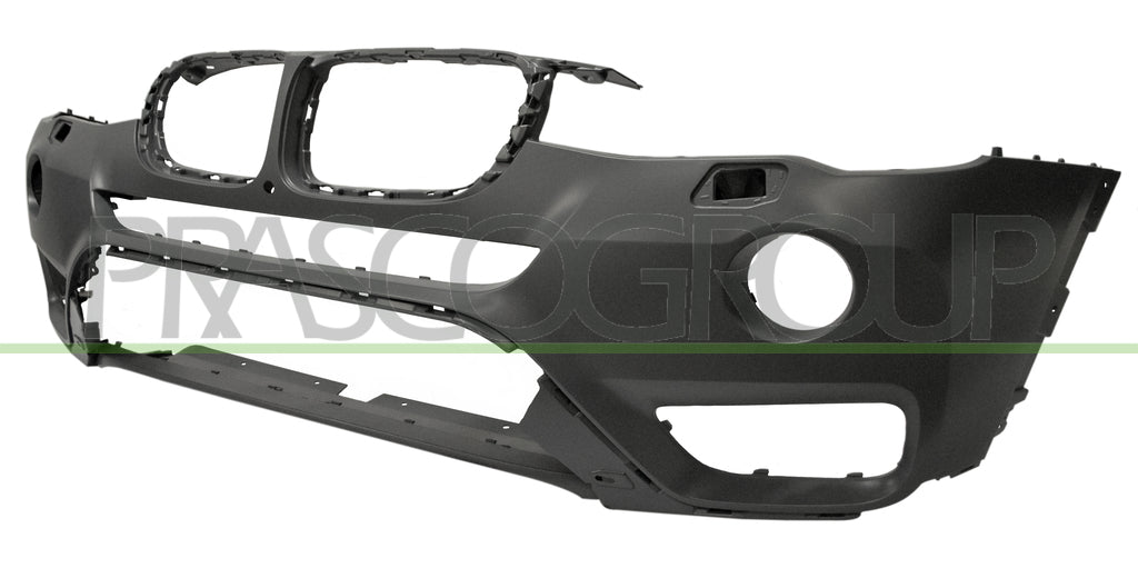 paraurti anteriore con primer con sede fendi led con fori lavafari con foro telecamera con tracce park assist bmw x3 f25 lci 2014 2017 bm8061021