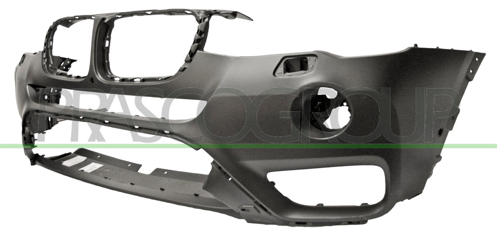 paraurti anteriore con primer con fori lavafari con park assist con foro telecamera bmw x3 f25 lci 2014 2017 bm8061040