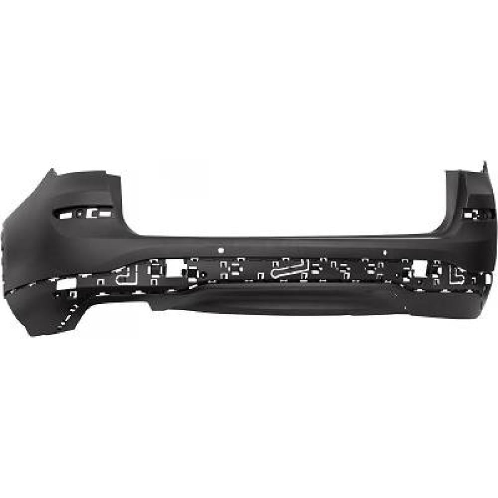 paraurti posteriore con primer con fori pdc supporti con fori modanatura con scarico doppio a sinistra mod x line bmw x3 f25 lci 2014 2017 bm8061081