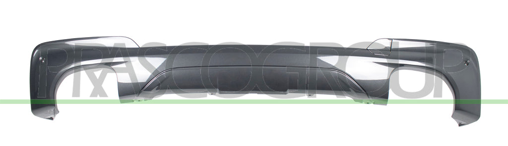 spoiler paraurti posteriore nero lucido con tappo copri gancio traino con fori pdc supporti mod m40 bmw x3 g01 mtech 2019 2021 bm8091851