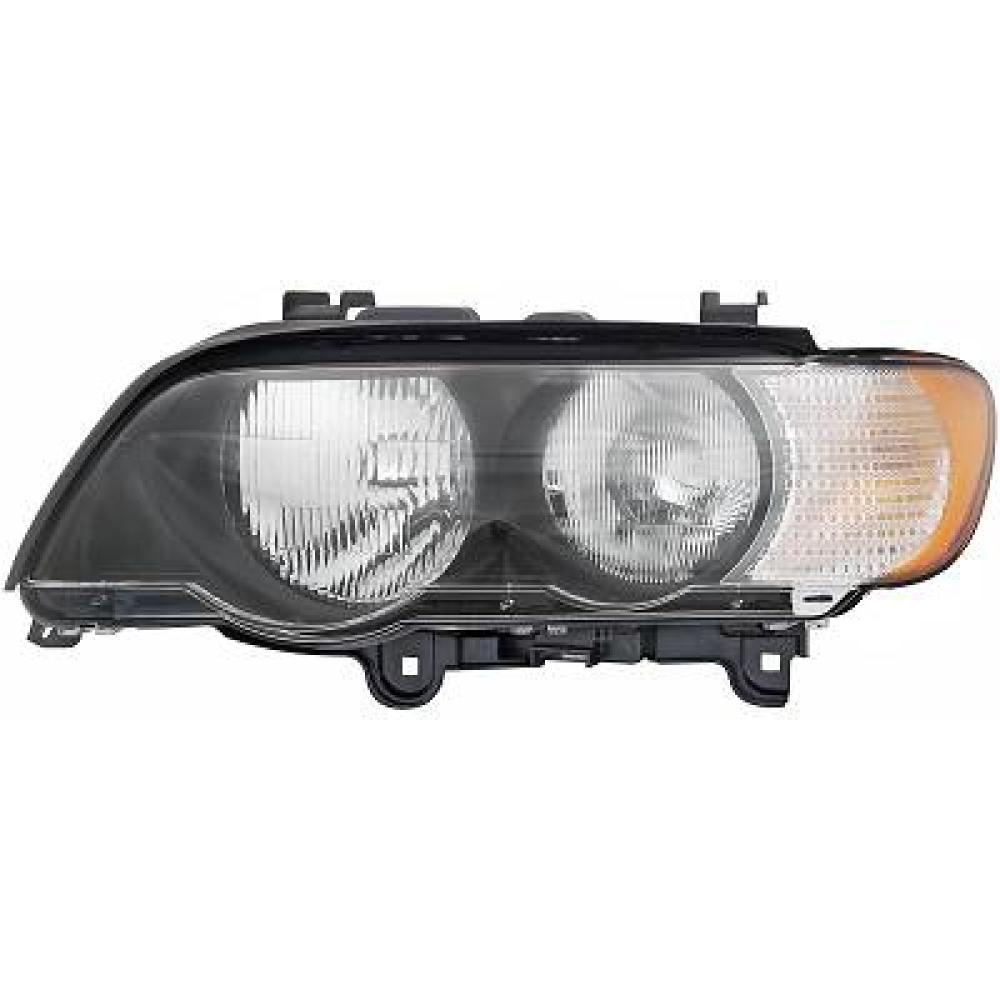 proiettore sinistro h7 hb3 elettrico con motore fanale bianco mod 03 bmw x5 e53 2000 2006 bm8204914